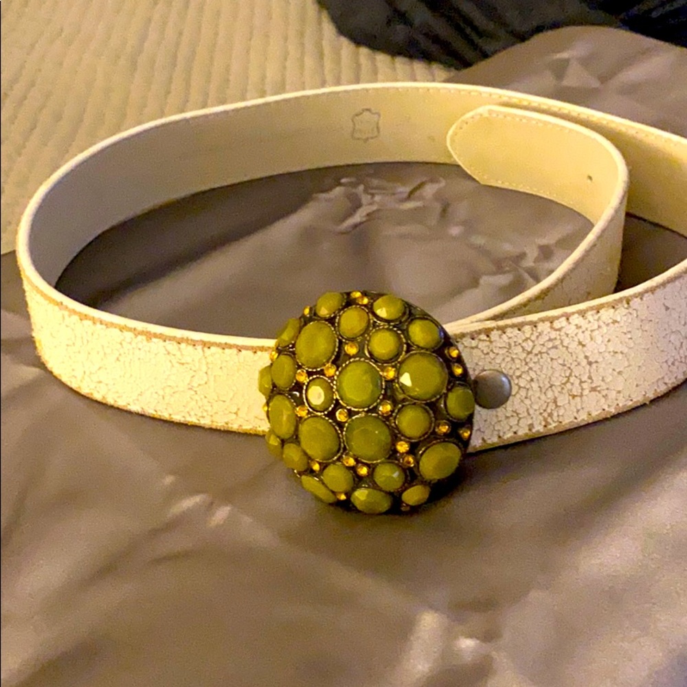 Leather belt